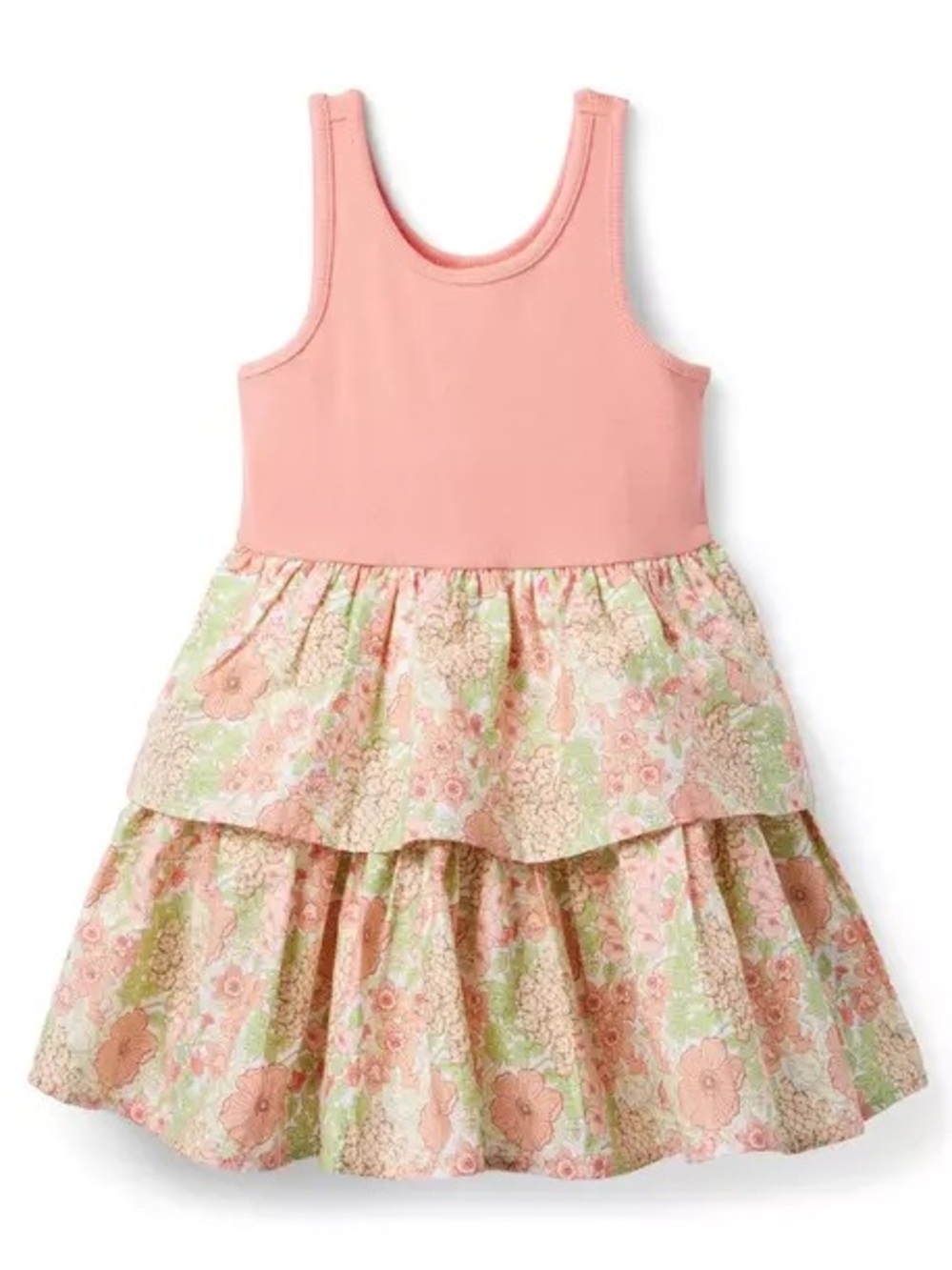 Janie & Jack Floral Tiered Dress